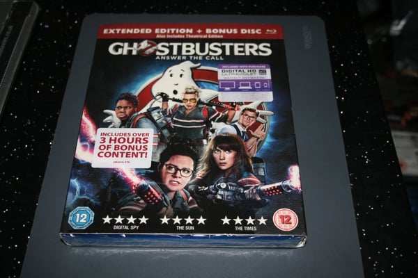 Ghostbusters Answer the Call EXT Edition (Bluray, 2016) . Cert 12. + Slip Co Brand New