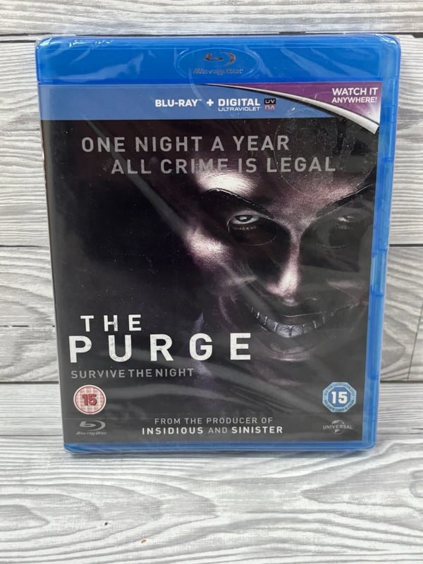 The Purge Survive The Night BluRay dvd Disc Film Brand New