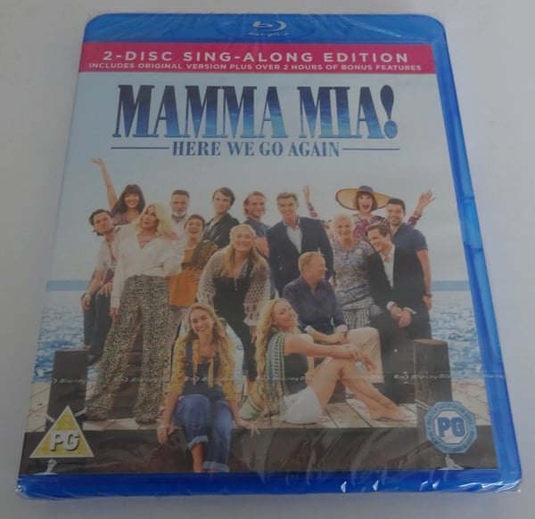 Mamma Mia! Here We Go Again Bluray (2018) Amanda Seyfried, Parker (DIR) Brand New