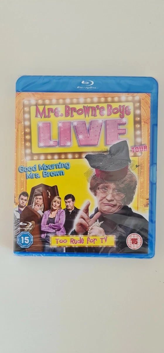 Mrs. Brown's Boys Live Tour Good Mourning Mrs. Brown (Bluray, 2012) Comedy Brand New