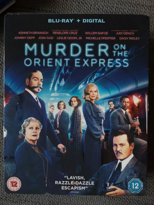 Murder on the Orient Express (DVD/Bluray, 2017) Brand New