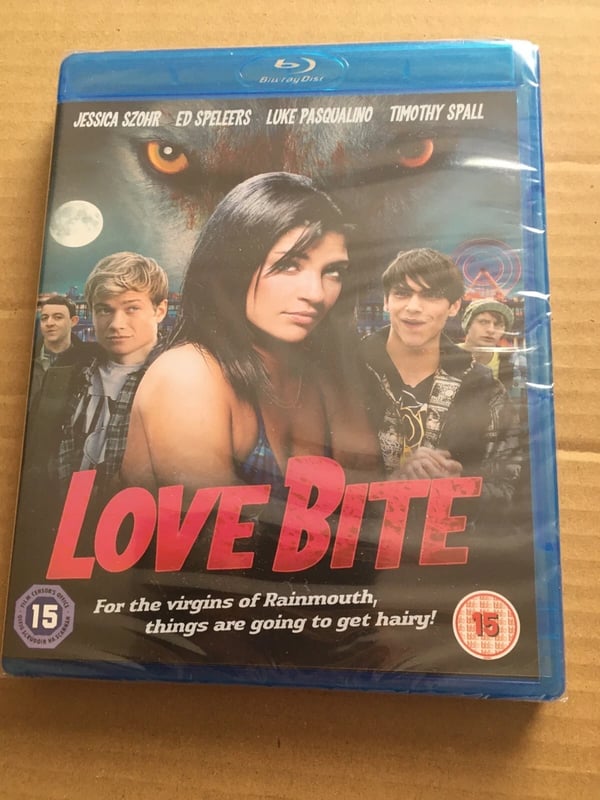 Love Bite 2012 comedy horror/Jessica Szohr ( region B Bluray) Brand New