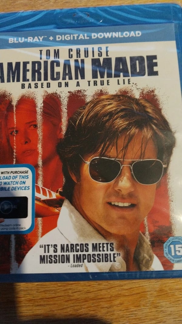 AMERICAN MADE TOM CRUISE BLURAY Brand New