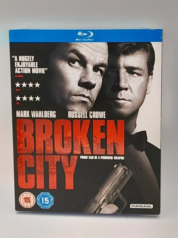 Broken City Mark Wahlberg, Russell Crowe BluRay DVD Brand New