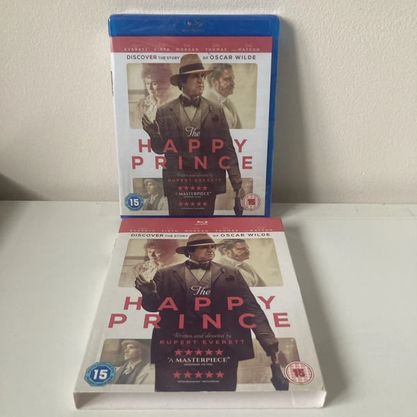 The Happy Prince Bluray (2018) Rupert Everett, Certified 15 Brand New