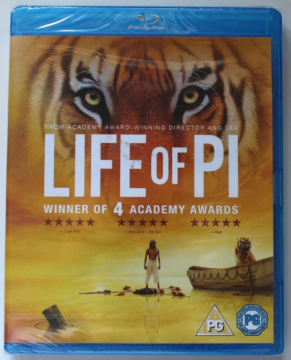 Life Of Pi Bluray (2013) Brand New