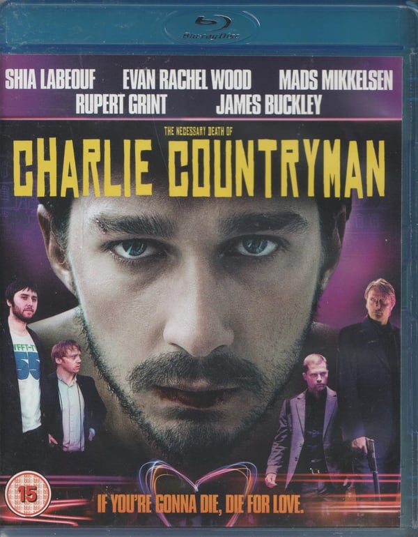 The Necessary Death Of Charlie Countryman Bluray Shia LaBeouf Brand New