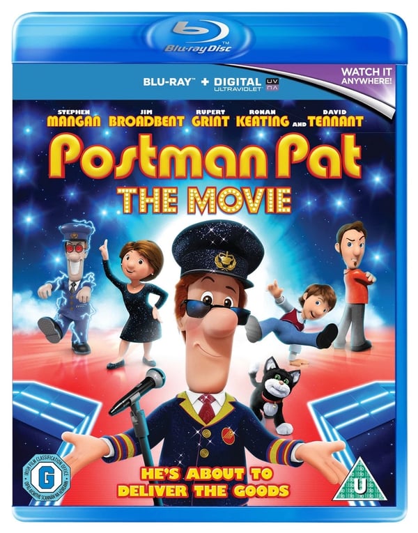 Postman Pat: The Movie (Bluray) Jim Broadbent David Tennant Jane Carr Brand New Postman Pat: The Movie (Bluray) Jim Broadbent David Tennant Jane Carr Brand New