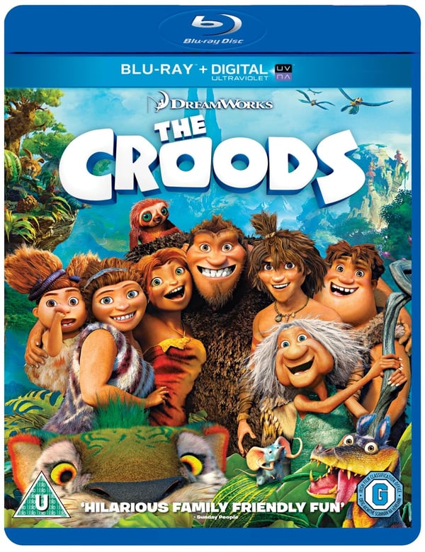 The Croods (Bluray) Nicolas Cage Ryan Reynolds Emma Stone Catherine Keener Brand New