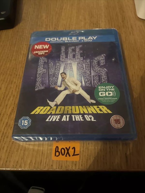 Lee Evans Roadrunner Live At O2 Blu Ray #2 Brand New