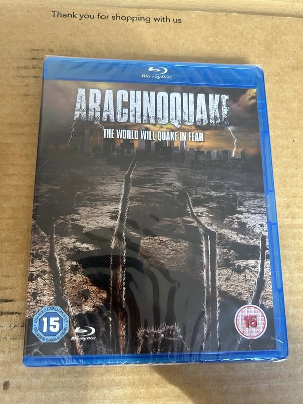 Arachnoquake (2012) Blu Ray Scary Spider Horror ! Brand New