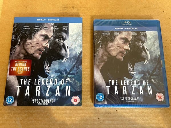 The Legend of Tarzan Reg Free Blu Ray & Samuel L Jackson Brand New