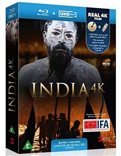 India 4K UHD STICK+BLURAY [Bluray] [Region Free] Brand Brand New
