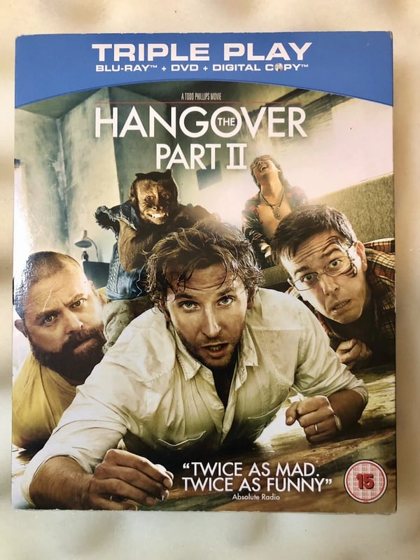 The Hangover Part II BluRay Region 2 FAST ! Brand New