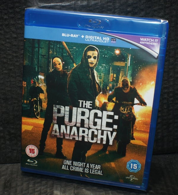 The Purge Anarchy blu ray Run time 103 min approx foil P&P Free Brand New