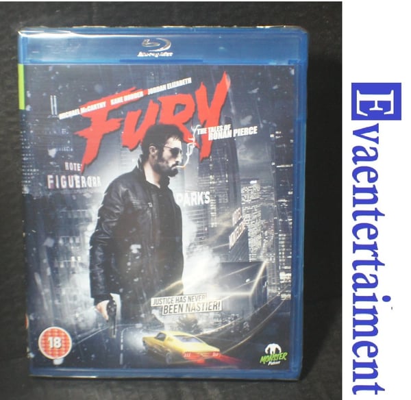 Fury the tales of Ronan Pierce blu ray Run time 91 min foil P&P Free Brand New