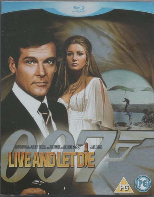 LIVE AND LET DIE BLU RAY WITH SLIPCASE ROGER MOORE Brand New