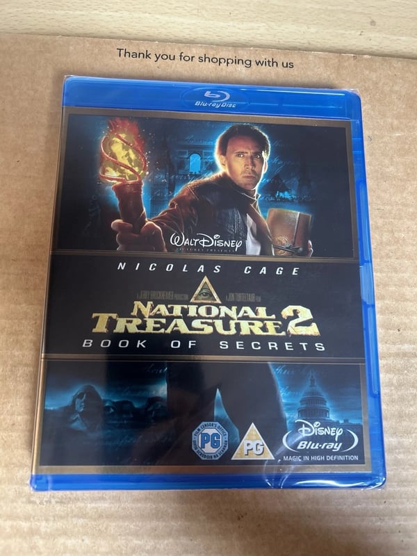 National Treasure 2 Book Of Secrets Blu Ray Nicolas Cage Brand New