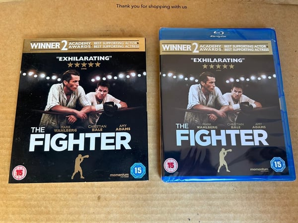The Fighter Reg B Bluray Mark Wahlberg Amy Adams With Slipcase Brand New