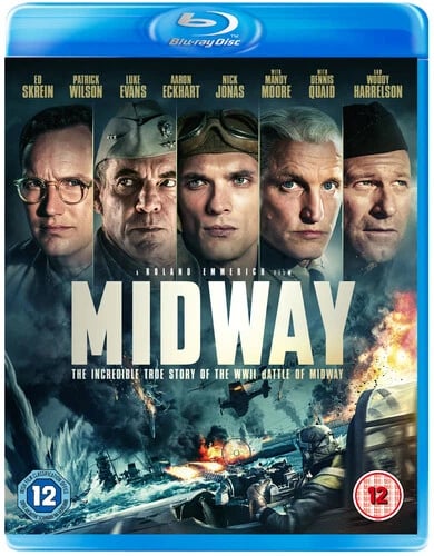 Midway Bluray (2020) Woody Harrelson, Emmerich (DIR) cert 12 Brand New