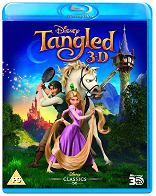 Tangled Bluray (2012) Nathan Greno Reuse Reduce Recycle Brand New