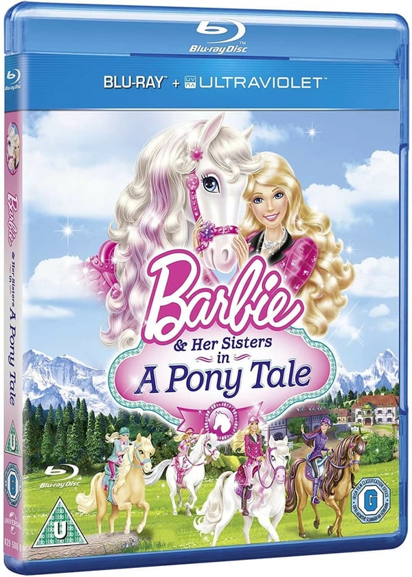 Barbie & Her Sisters In A Pony Tale (BluRay) Brand New