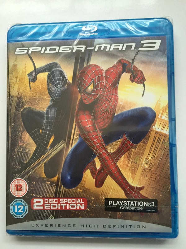 SpiderMan 3: 2 Disc Special Edition (BluRay) Brand New