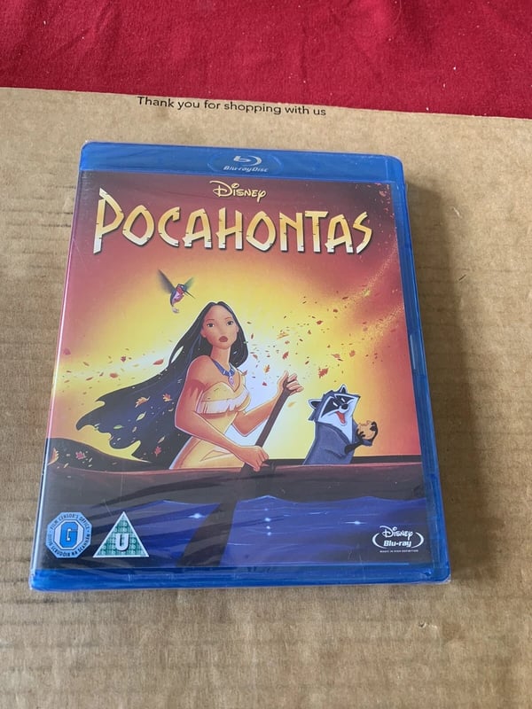 POCAHONTAS BLU RAY Disney Classic #33 Brand New