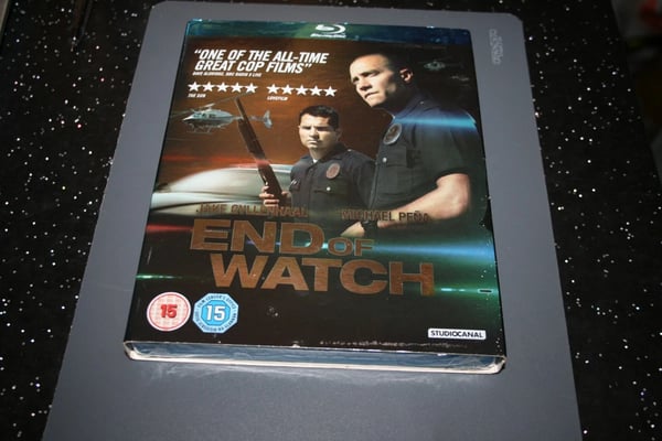 End Of Watch (Bluray, 2013) . Cert 15. + Slip Cover. Brand New