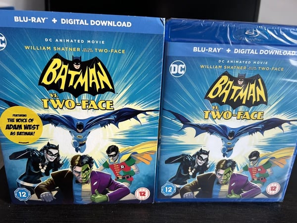 DC Batman vs TwoFace Blu Ray Brand New