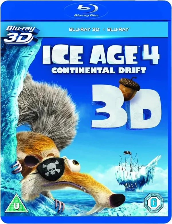 ICE AGE 4: CONTINENTAL DRIFT BLURAY 3D + BLURAY Brand New ICE AGE 4: CONTINENTAL DRIFT BLURAY 3D + BLURAY Brand New