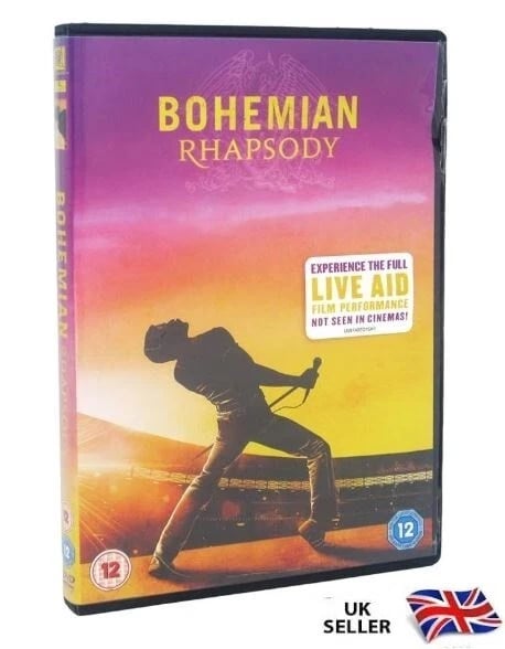Bohemian Rhapsody (Bluray, 2019) Rami Malek Movie Film Cert 12 – Seller â?"… Brand New