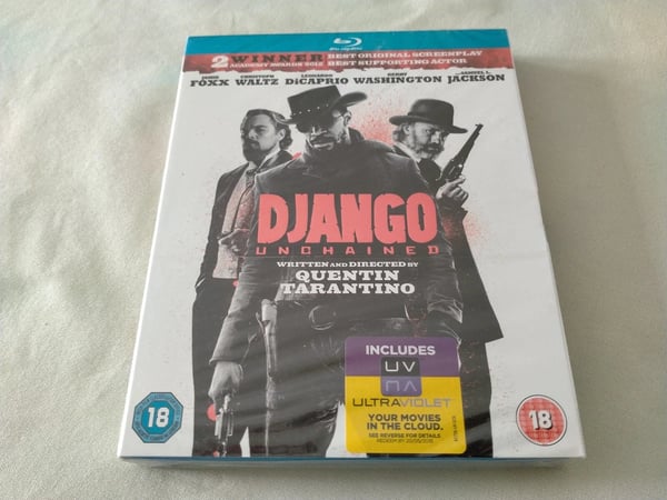 DJANGO UNCHAINED Bluray Quentin Tarantino Jamie Foxx Brand New