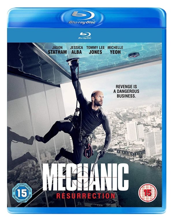 Mechanic: Resurrection (Bluray) Jason Statham Jessica Alba Dennis Gansel Brand New