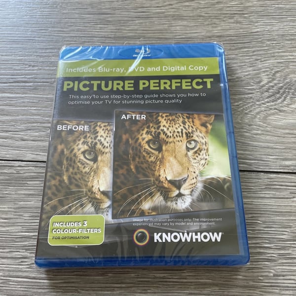 Know How Picture Perfect Blu Ray, DVD and Digital Copy Brand New