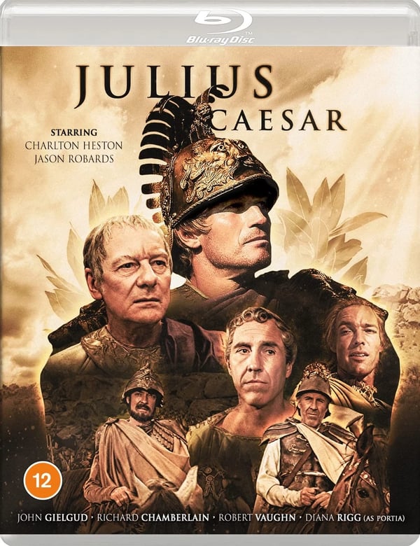 Julius Caesar (Bluray) Charlton Heston Jason Robards John Gielgud Brand New
