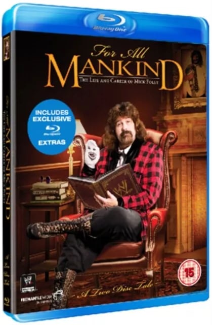 WWE: For All Mankind The Life And Career Of Mick Foley (Bluray) Brand New