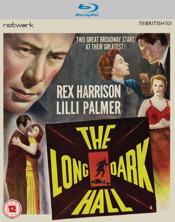 The Long Dark Hall (Bluray) Rex Harrison Lilli Palmer Ballard Berkeley Brand New
