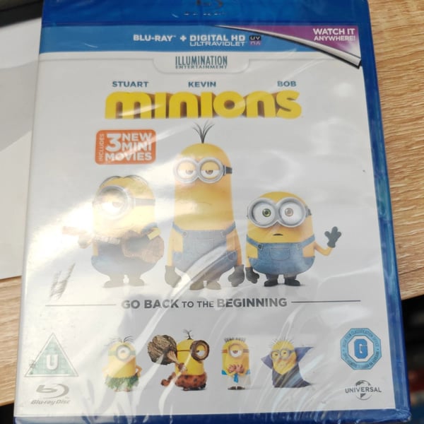Minions (Bluray, 2015) Brand New