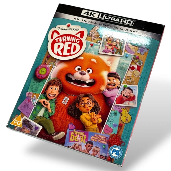 Turning Red 4K UltraHD + Bluray, Slipcover, + , Freepost Brand New