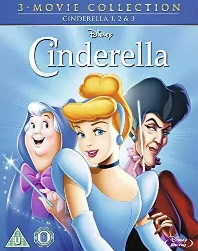 Cinderella 1 2 & 3 (Box Set) (Bluray, 2012) Walt Disney Brand New
