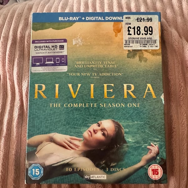 Riviera: The Complete Season One (with Digital HD UltraViolet Copy) Bluray Brand New