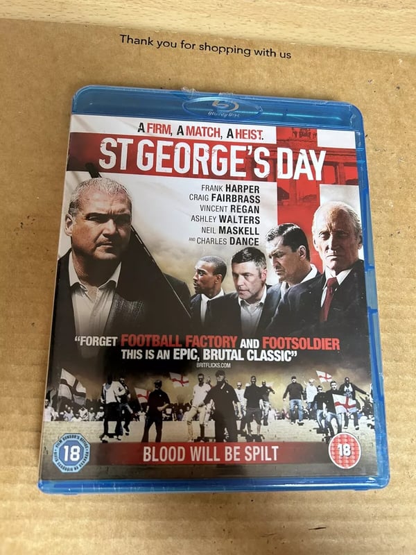 St George's Day (2012) Bluray For Fans Of Football Factory & ID Brand New