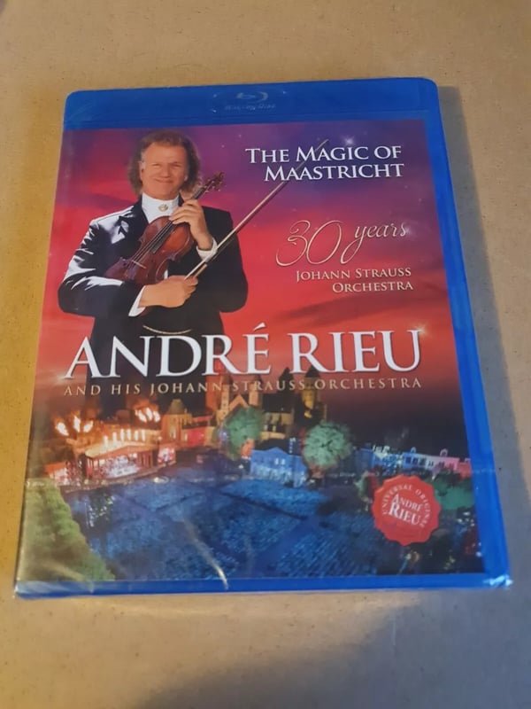 AndrÃ© Rieu: The Magic Of Maastricht 30 Years Of The Johann Struss Orchestra BR Brand New