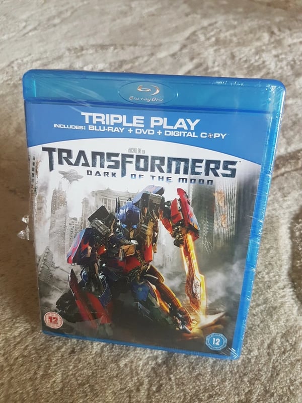 Transformers Dark of the Moon Triple Play BluRay & DVD Brand Brand New