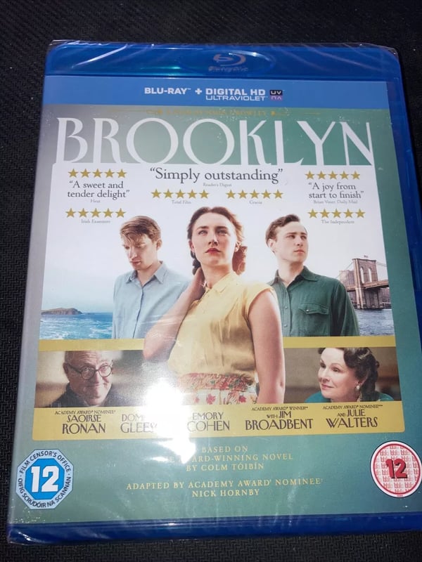 BROOKLYN Blu Ray 12 Saiorse Ronan JULIE WALTERS Jim Broadbent Sweet Brand New