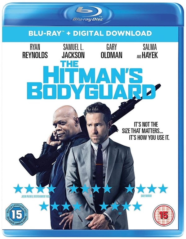 The Hitman's Bodyguard (Bluray) Ryan Reynolds Samuel L. Jackson Salma Hayek Brand New