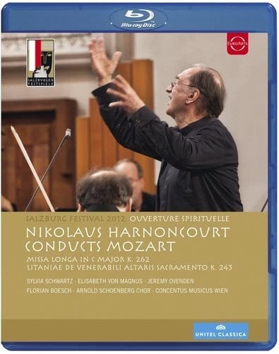 Mozart: Ouverture Spirituelle (Harnoncourt) DVD (2013) Nikolaus Harnoncourt Brand New