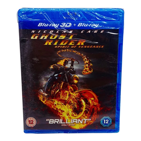 Ghost Rider Spirit Of Vengeance 3D (3D Bluray+Bluray) Nicolas Cage Brand New
