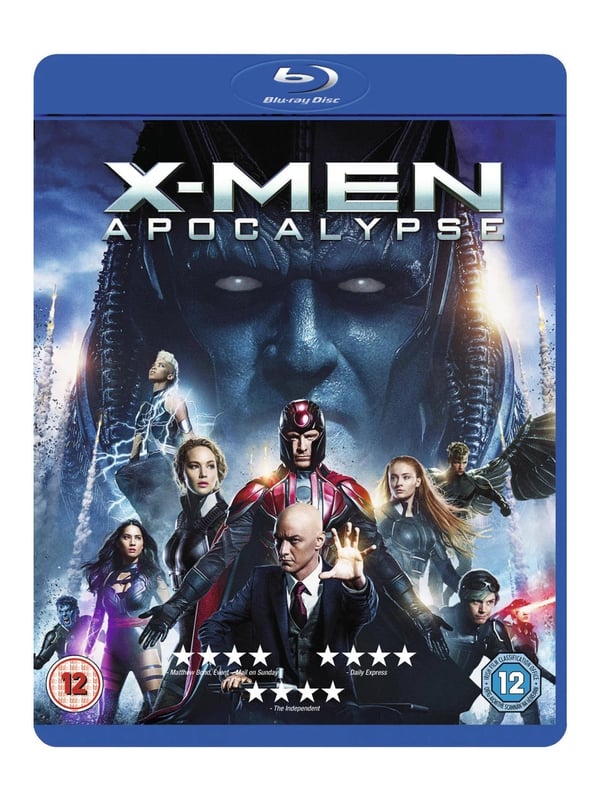 XMen: Apocalypse (Bluray) Oscar Isaac Olivia Munn Sophie Turner Tye Sheridan Brand New